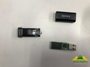 our engineer took apart the USB parts into individual components for further inspection