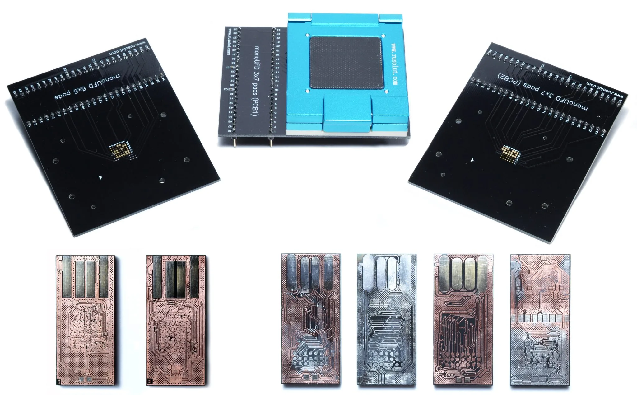 monoUFD 3×7 & 6×6 pads