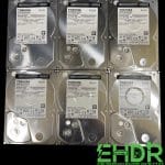 2 March 2023 – 6x 2TB Toshiba