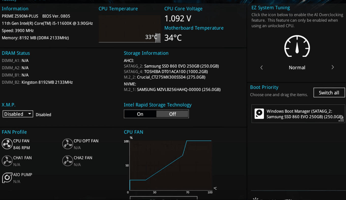 UEFI HDD Check