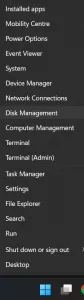 Select Disk Management