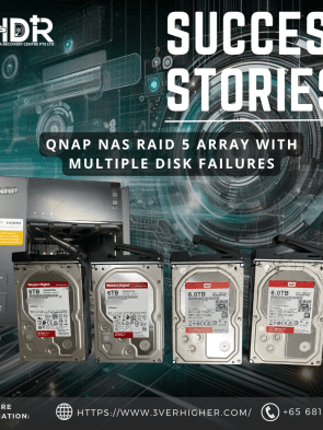 WP 70264 QNAP NAS RAID 5 Array with Multiple Disk Failures