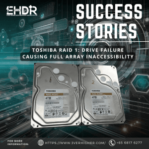 WP 70385 Toshiba RAID 1- Drive Failure Causing Full Array Inaccessibility