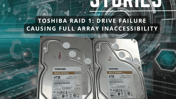 WP 70385 Toshiba RAID 1- Drive Failure Causing Full Array Inaccessibility